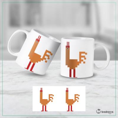 ماگ  پرنده پیکسل 
