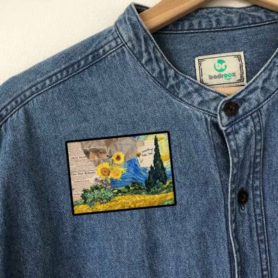 پچ حرارتی (برچسب لباس) دشت سبز ونگوگ