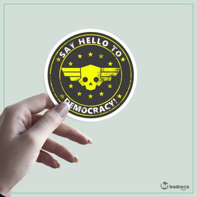 استیکر و برچسب helldivers