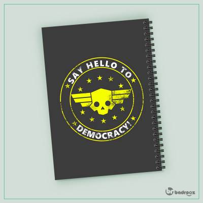 دفتر یادداشت helldivers