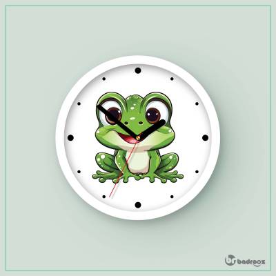 ساعت دیواری  قورباغه بامزه