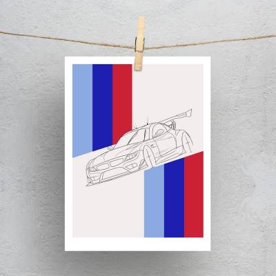پولاروید(فتوکارت) BMW Z4 GT3 2