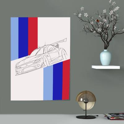 پوستر سیلک BMW Z4 GT3 2