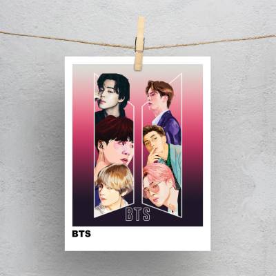 پولاروید(فتوکارت) لوگو bts