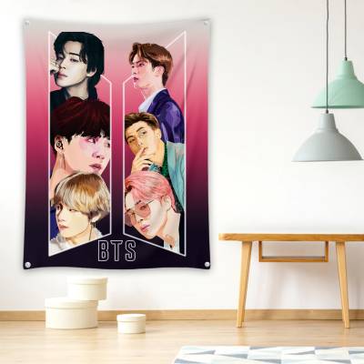 دراپ بنر لوگو bts