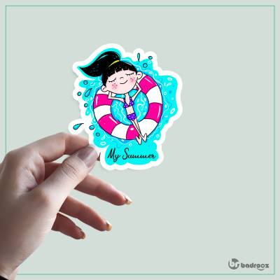 استیکر و برچسب My Summer