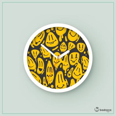 ساعت دیواری  yellow funny