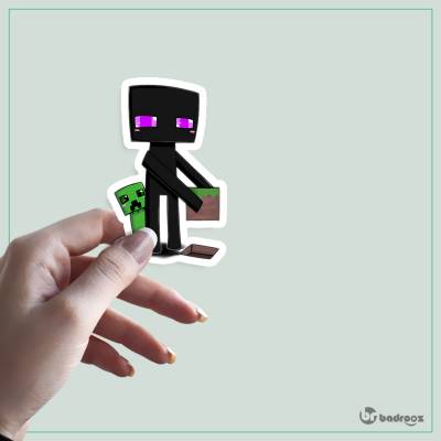 استیکر و برچسب طرح ماینکرفت -121 