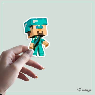 استیکر و برچسب طرح ماینکرفت -122 