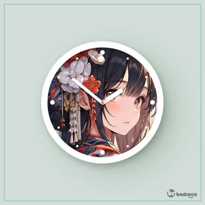 ساعت دیواری  طرح گِنشین ایمپَکت (Genshin impact ) - 001