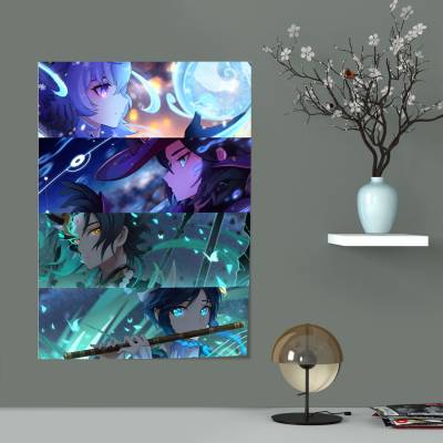 پوستر سیلک طرح گِنشین ایمپَکت (Genshin impact ) - 004