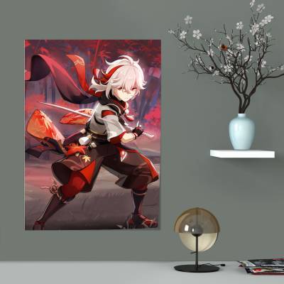 پوستر سیلک  طرح گِنشین ایمپَکت (Genshin impact ) - 008