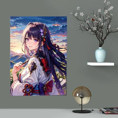 پوستر سیلک طرح گِنشین ایمپَکت (Genshin impact ) - 015