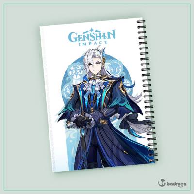 دفتر یادداشت طرح گِنشین ایمپَکت (Genshin impact ) - 017