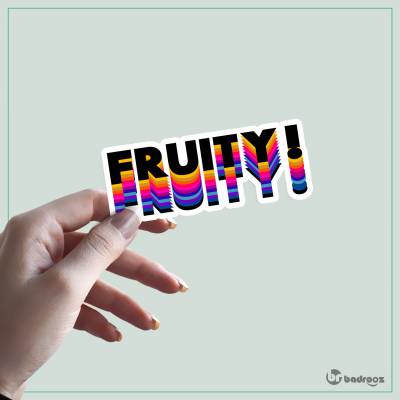 استیکر و برچسب !FRUITY