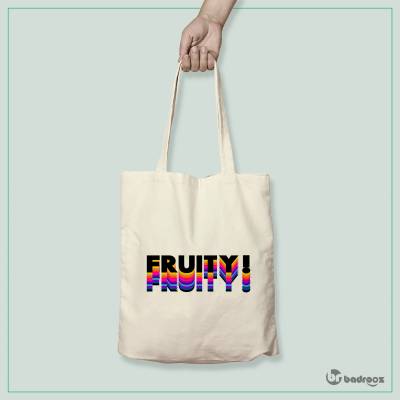 کیف خرید کتان (توت بگ) !FRUITY