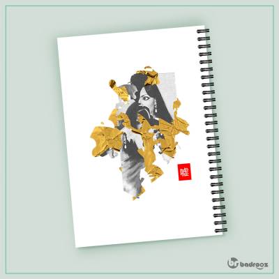 دفتر یادداشت کلاژ دیجیتال سورئال مینیمال (مدل AGATHA_KOBALT_027)