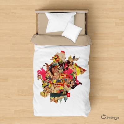 روتختی یک نفره کلاژ دیجیتال سورئال مینیمال (مدل CASCADE_086)