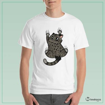 تی شرت مردانه گربه بغلی 12