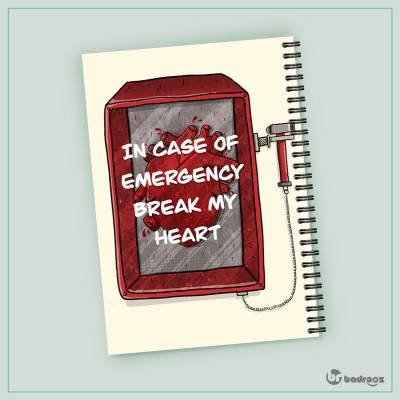 دفتر یادداشت Break my heart