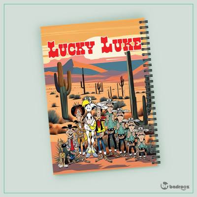 دفتر یادداشت lucky luke