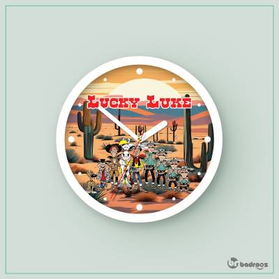 ساعت دیواری  lucky luke