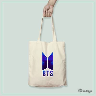 کیف خرید کتان bts galaxy