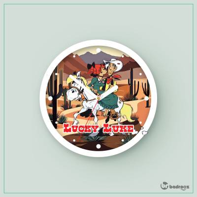 ساعت دیواری  lucky luke 3