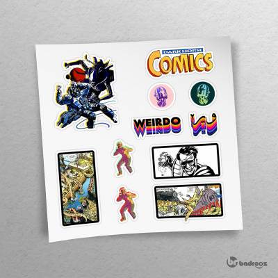پک استیکر  DARK HORSE COMICS STICKER PACK D