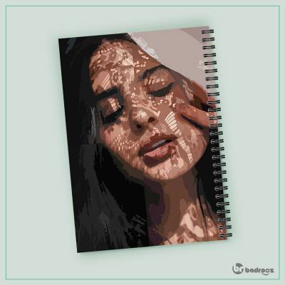 دفتر یادداشت طرح دختر1
