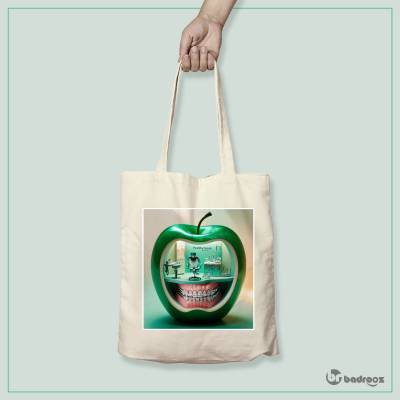 کیف خرید کتان (توت بگ) healthy tooth