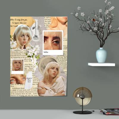 پوستر سیلک بیلی ایلیش billie eilish 