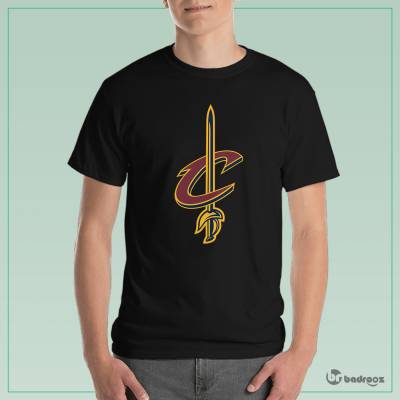 تی شرت مردانه لوگوی تیم بسکتبال کلیولند کاوالیرز Cleveland Cavaliers