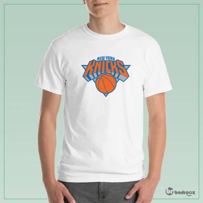 تی شرت مردانه لوگوی تیم بسکتبال نیویورک نیکز New York Knicks