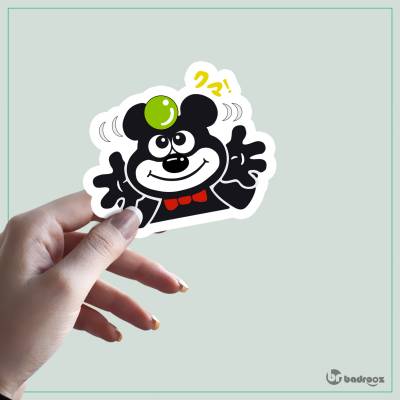 استیکر و برچسب آدامس خرسی زرد (YELLOW_KUMA)