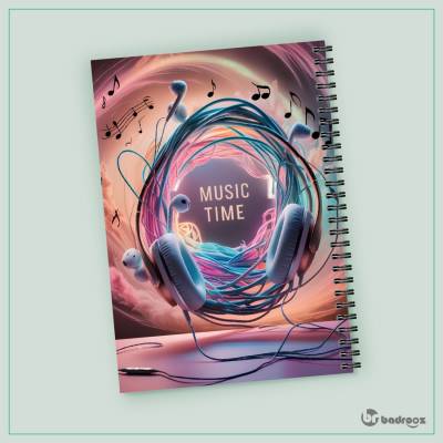 دفتر یادداشت music time