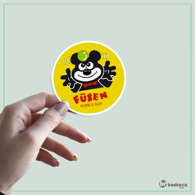 استیکر و برچسب آدامس خرسی زرد (YELLOW_C)