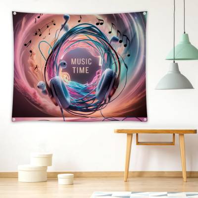 دراپ بنر music time