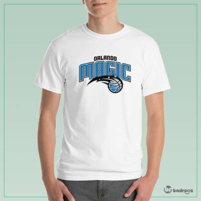 تی شرت مردانه لوگوی تیم بسکتبال اورلاندو مجیک Orlando Magic