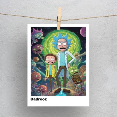 پولاروید(فتوکارت) ریک و مورتی (Rick and Morty)
