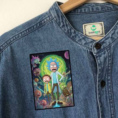 پچ حرارتی (برچسب لباس) ریک و مورتی (Rick and Morty)