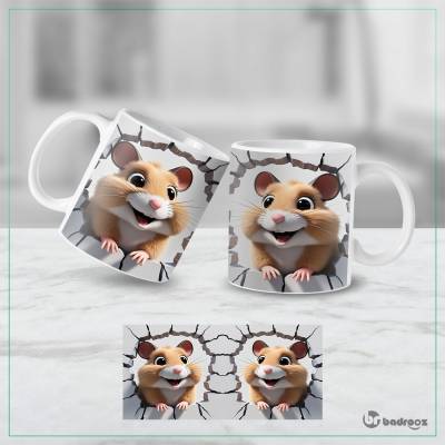 ماگ  حفره 3 بعدی-همستر ناقلا 1