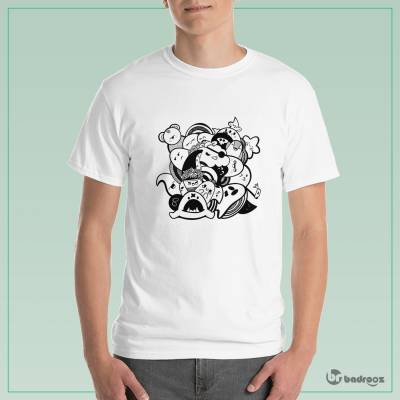 تی شرت مردانه Doodle 001