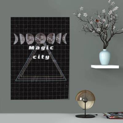پوستر سیلک Magic city
