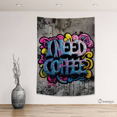 بک دراپ I Need Coffee 1