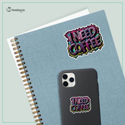استیکر و برچسب I Need Coffee 2