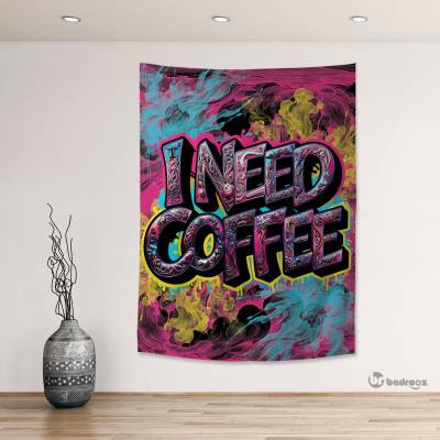 بک دراپ I Need Coffee 2