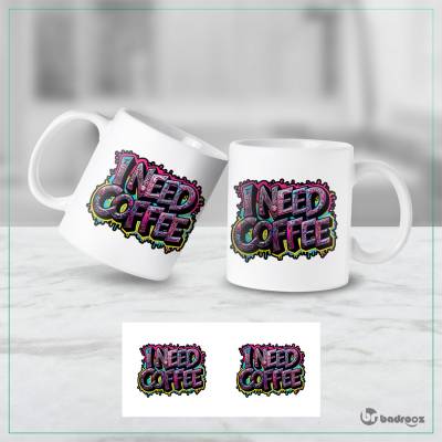 ماگ  I Need Coffee 2