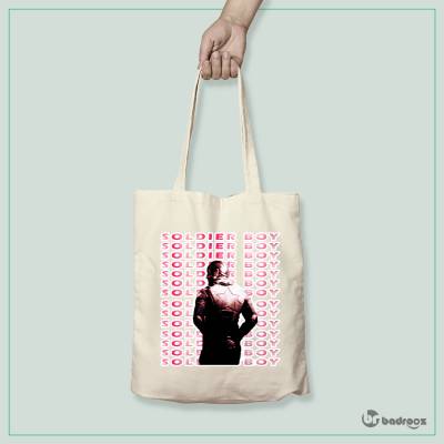 کیف خرید کتان (توت بگ) Soldier boy 80s