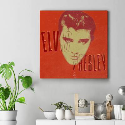 تابلو کنواس مربع (بوم) Elvis Presley 2